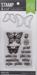DC182 Butterfly Pair Stamp & Cut Hero Arts NIP 085700905602 Metal Die