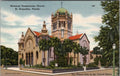 Postcard  Memorial Presbyterian Church St Augustine Florida UNP Linen Tichnor