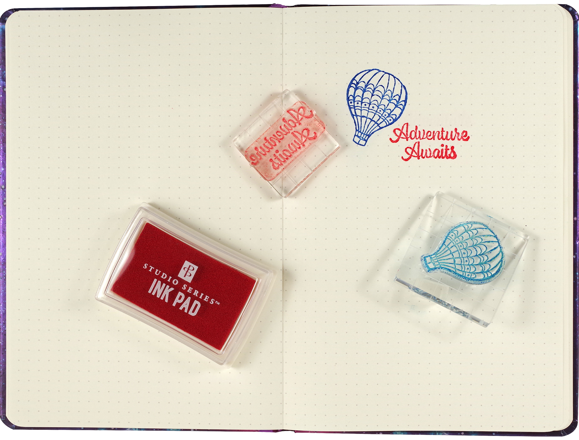 Travel Clear Silicone Stamp Set