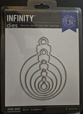 DF072 Hero Arts - Infinity Die Set - Bulb Ornament - 6 pc - Brand New