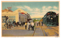 Postcard Curt Teich Linen of Reno Nevada Southern Pacific Depot Railroad Station