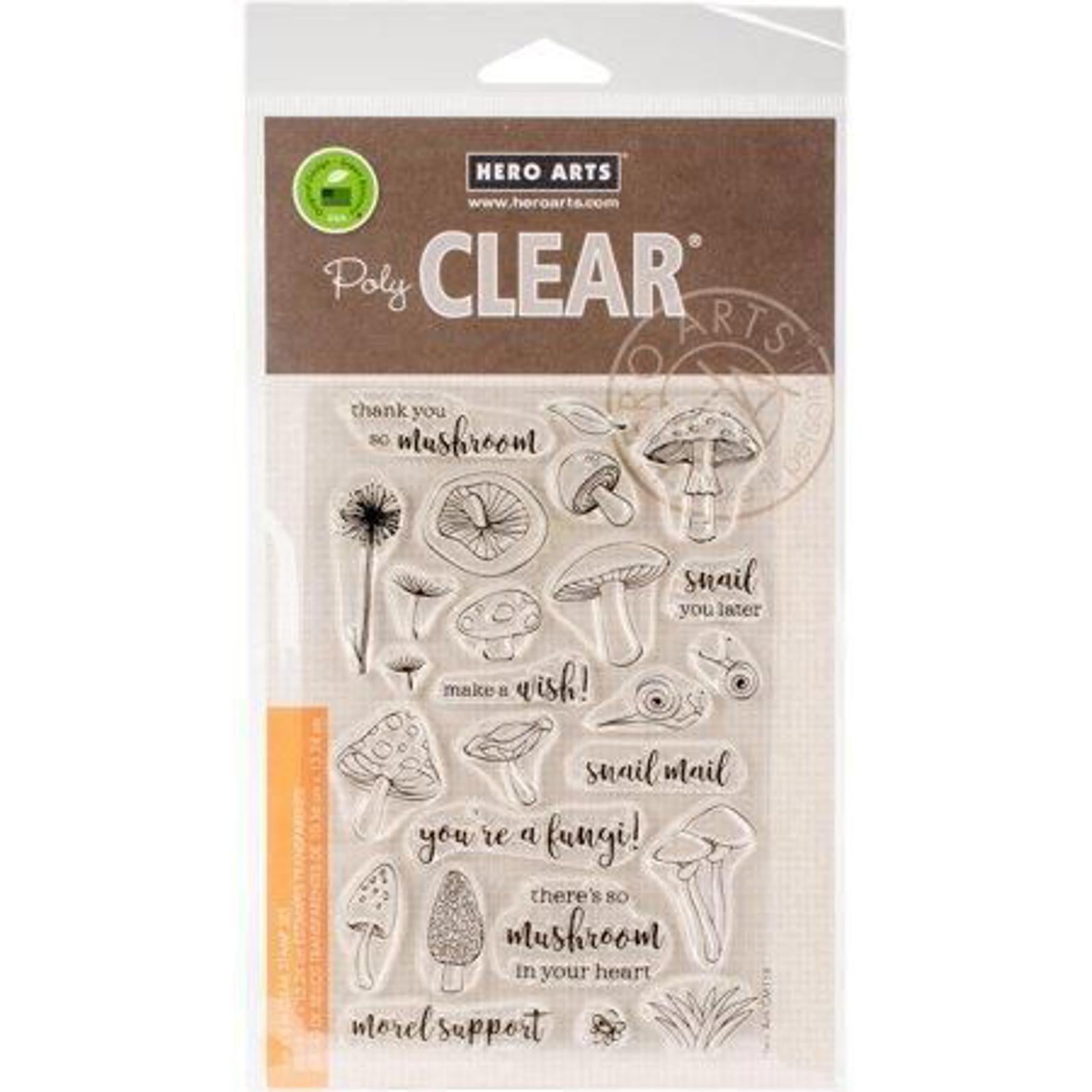 CM158 Hero Arts Clear Stamps 4"X6"-You're a Fungi
