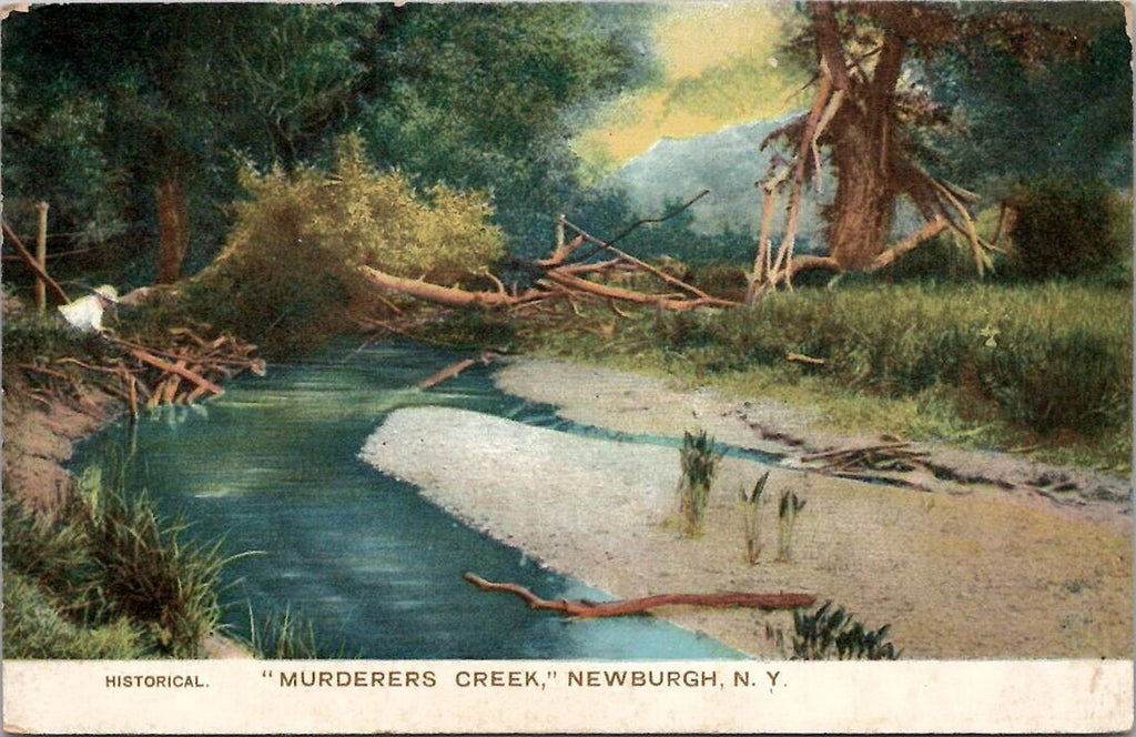 Historical Murders Creek Postcard J Ruben Newburgh NY No 101 Used UNP  New York