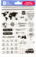 Travel Clear Silicone Stamp Set