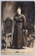 RPPC Auntie Rosa Sent to Lizza Real Photo Postcard Azo UNP 2 Triangles Up 2 Down