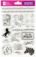 Unicorns Clear Silicone Stamp Set
