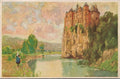 Red Star Line Postcard Signed H Cassiers Chateau de Walzin Dinant Belgium UNP