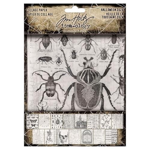 TH94393 Tim Holtz Idea-ology Halloween Collage Paper 2025