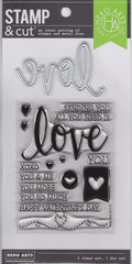 DC175 Love Stamp & Cut Hero Arts NIP 085700905046 ideal pairing metal die