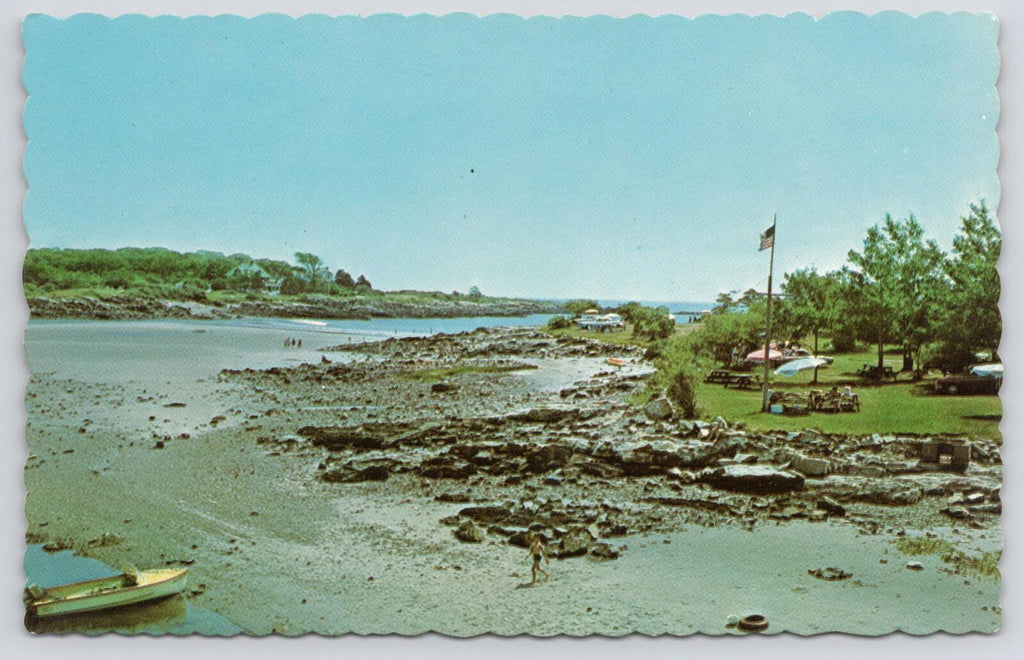 Postcard Cape Neddick Maine Picnic Area Dexter Press Eastern Illustrating Co UNP