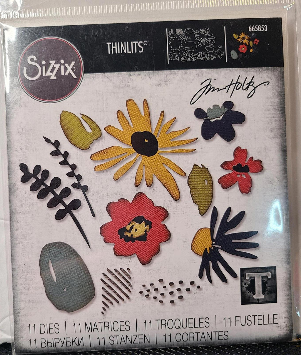 Sixxiz Thinlits Tim Holtz 665853 Modern Forestry NIP 630454279259