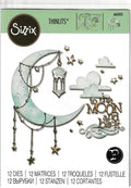 665035 Sizzix Thinlits 12 Dies Moon & Back Cutting Die Set