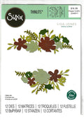 Sizzix Thinlits 665285 Wild Blossom Borders 12 Dies by Lisa Jones