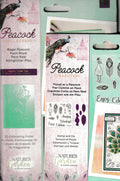 Nature's Garden Peacock Collection 3D Embossing Folder Stamp & Die Combo Paired