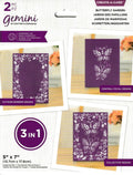 Gemini Create-A-Card Butterfly Garden Papercraft Die Set 2 Pc