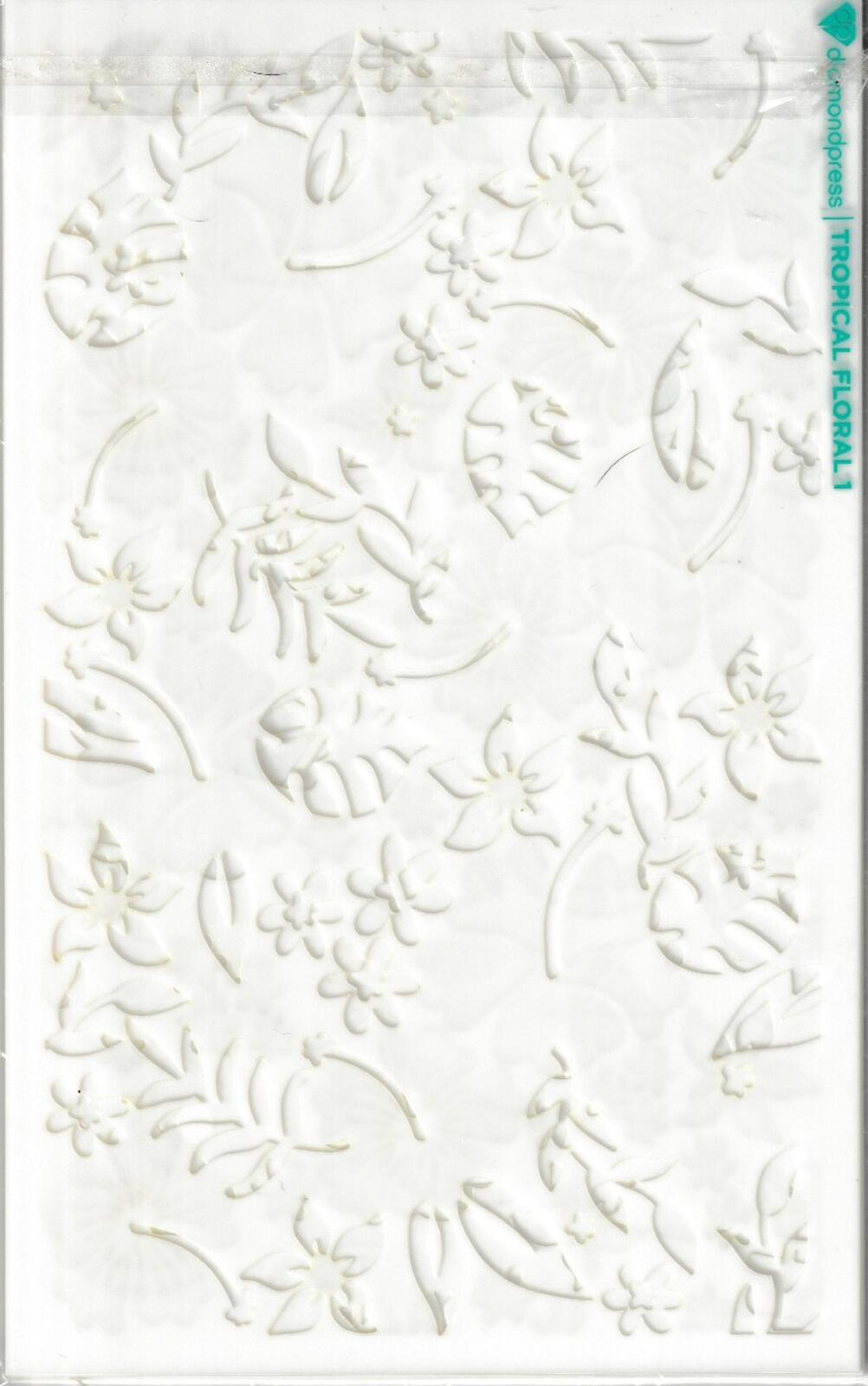Summertime Stencil Kit - Diamond Press 12 pcs Craft Stencil Set 868391