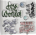 883497 Diamond Press Christmas Greetings Large Stamp Kit  655222449399
