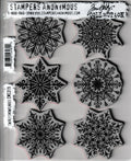 CMS319 Swirly Snowflakes Stampers Anonymous Tim Holtz Collection Rubber Stamps