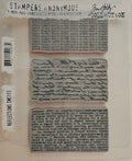 Tim Holtz Collection Reflections CMS111 Rubber Stamp Set