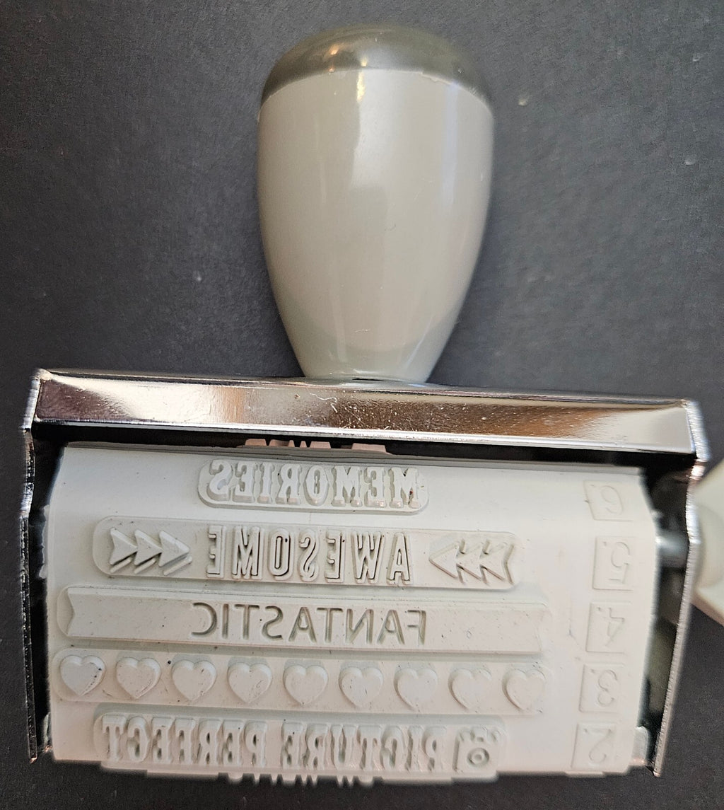 Stampin' Up! Rotating Rubber Stamp with Multiple Phrases