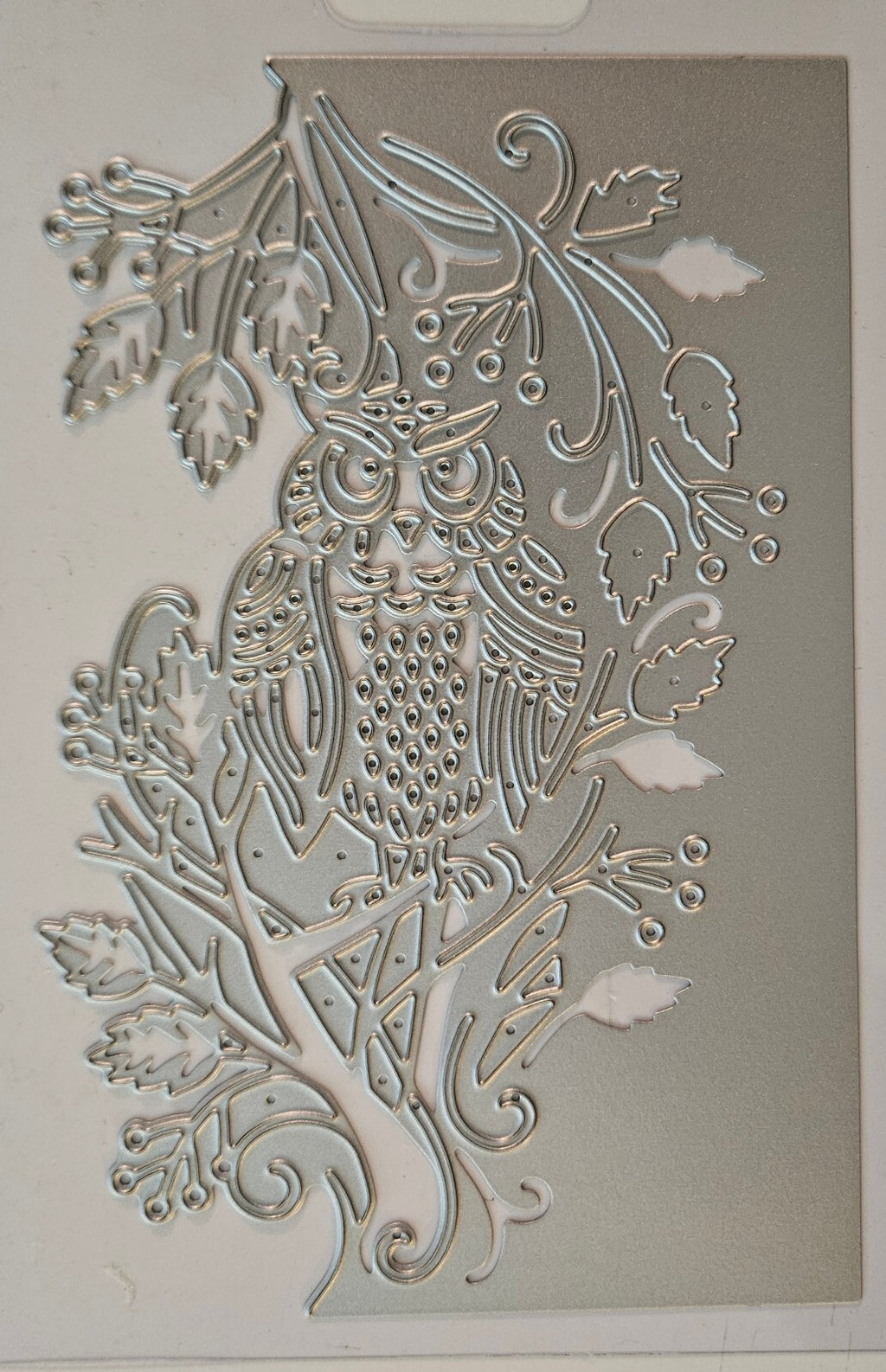 Woodland Owl Gemini Create-A-Card Metal Die Cut Unused