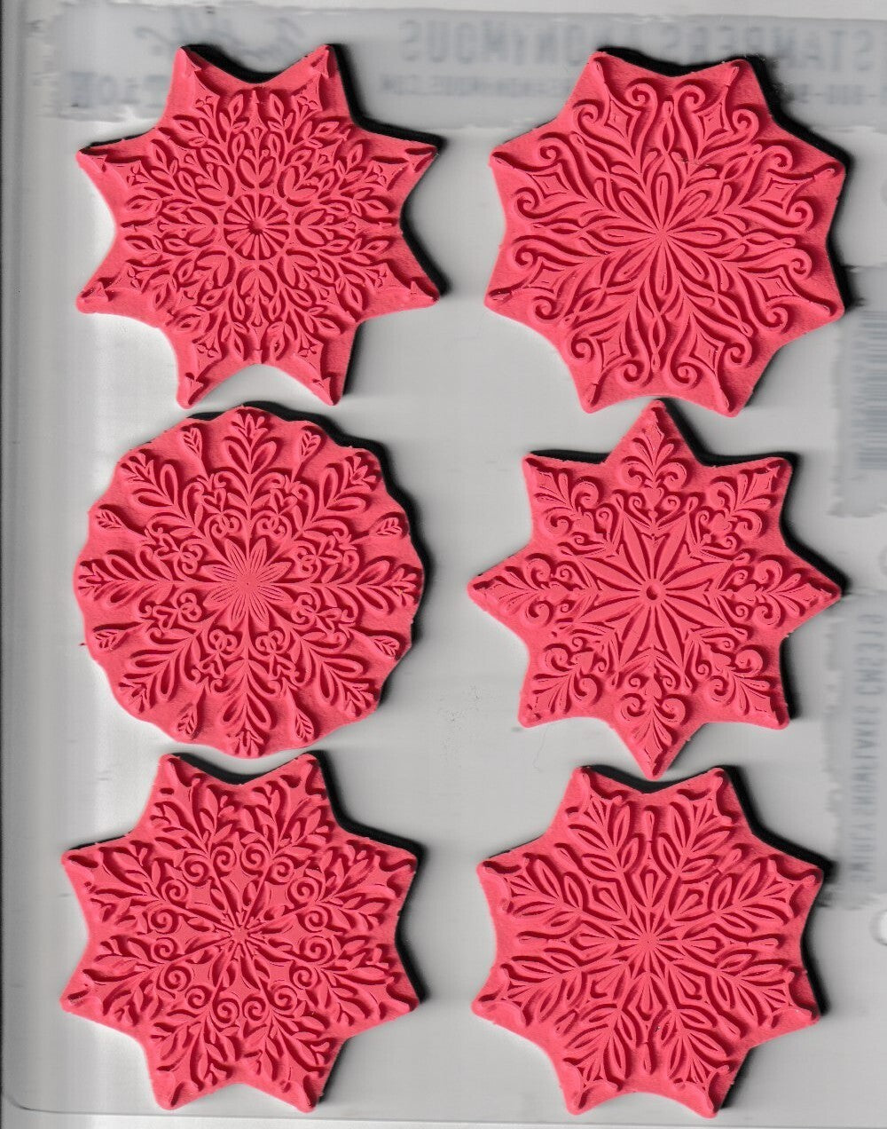 CMS319 Swirly Snowflakes Stampers Anonymous Tim Holtz Collection Rubber Stamps