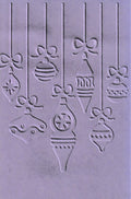 Cuttlebug Embossing Folder Hanging Ornaments Design
