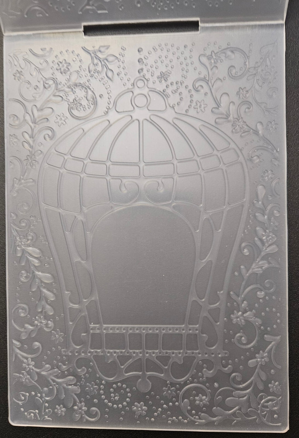 Crafter's Companion 3D Embossing Folder with Birdcage Design 5" x 7"