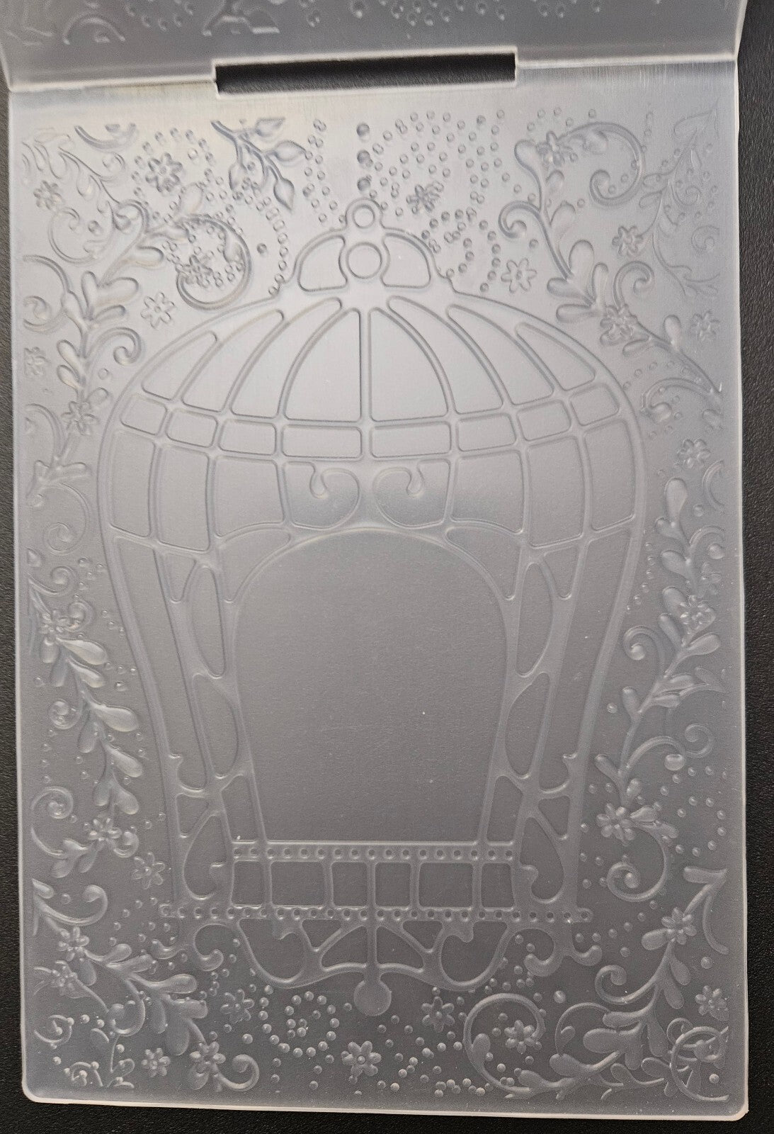 Crafter's Companion 3D Embossing Folder with Birdcage Design 5" x 7"