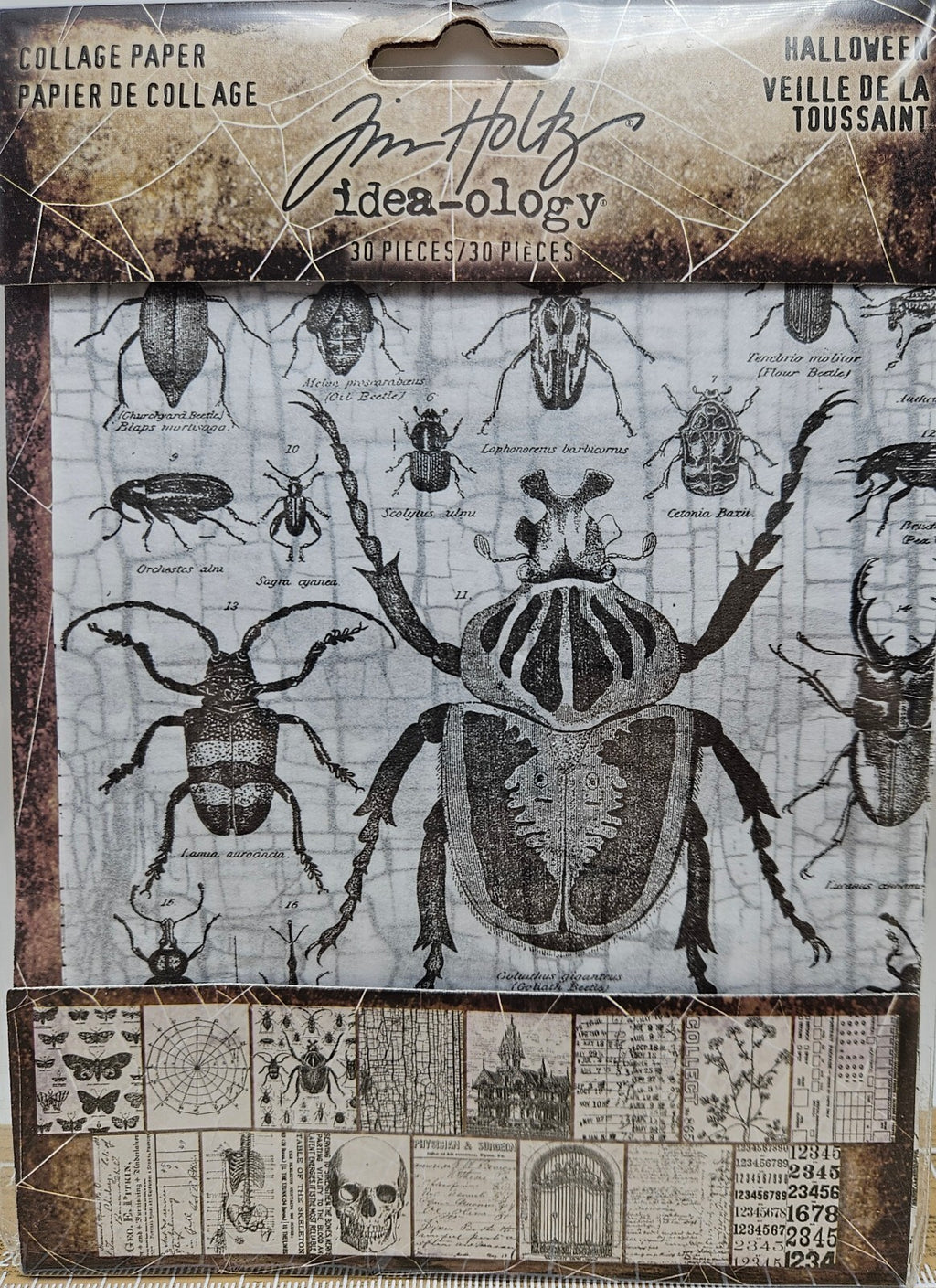 TH94393 Tim Holtz Idea-ology Halloween Collage Paper 2025