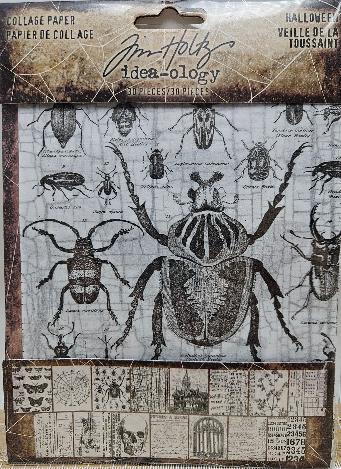 TH94393 Tim Holtz Idea-ology Halloween Collage Paper 2025