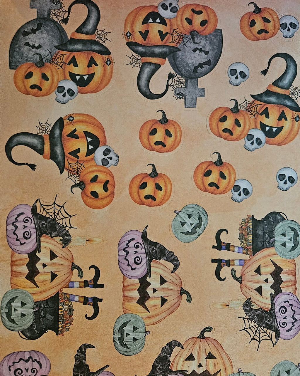 Trick or Treat Die-Cut 3D Topper Pad Crafter's Companion 250 Halloween Elements