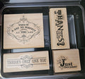 Stampin' Up! Wooden Rubber Stamp Set - Verses Collection