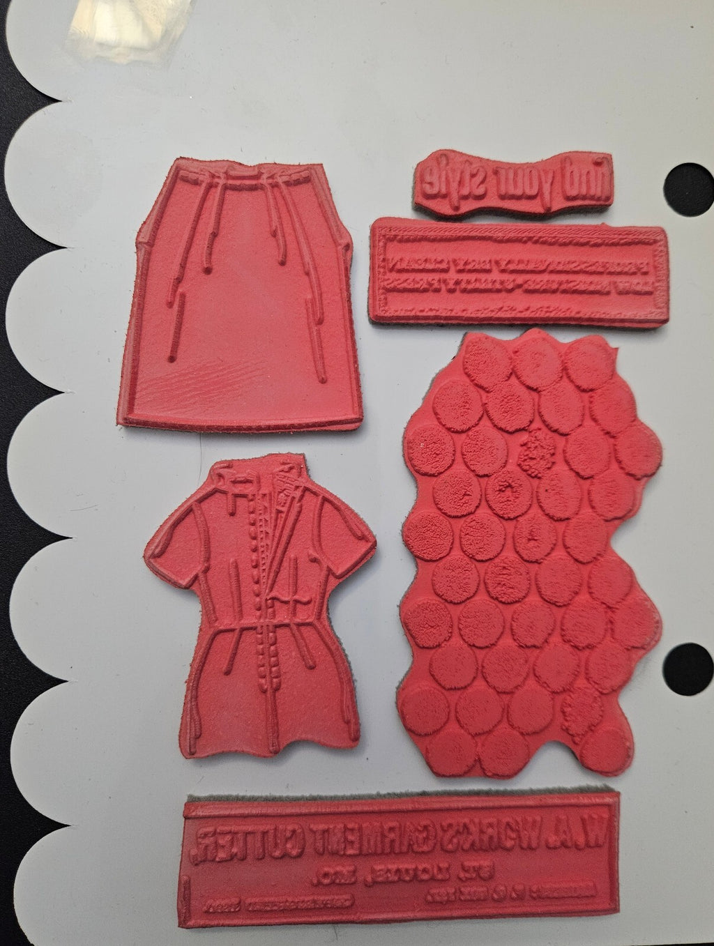 Studio 490 Fashion Style and Art SCS032 Rubber Stamps Wendy Vecchi