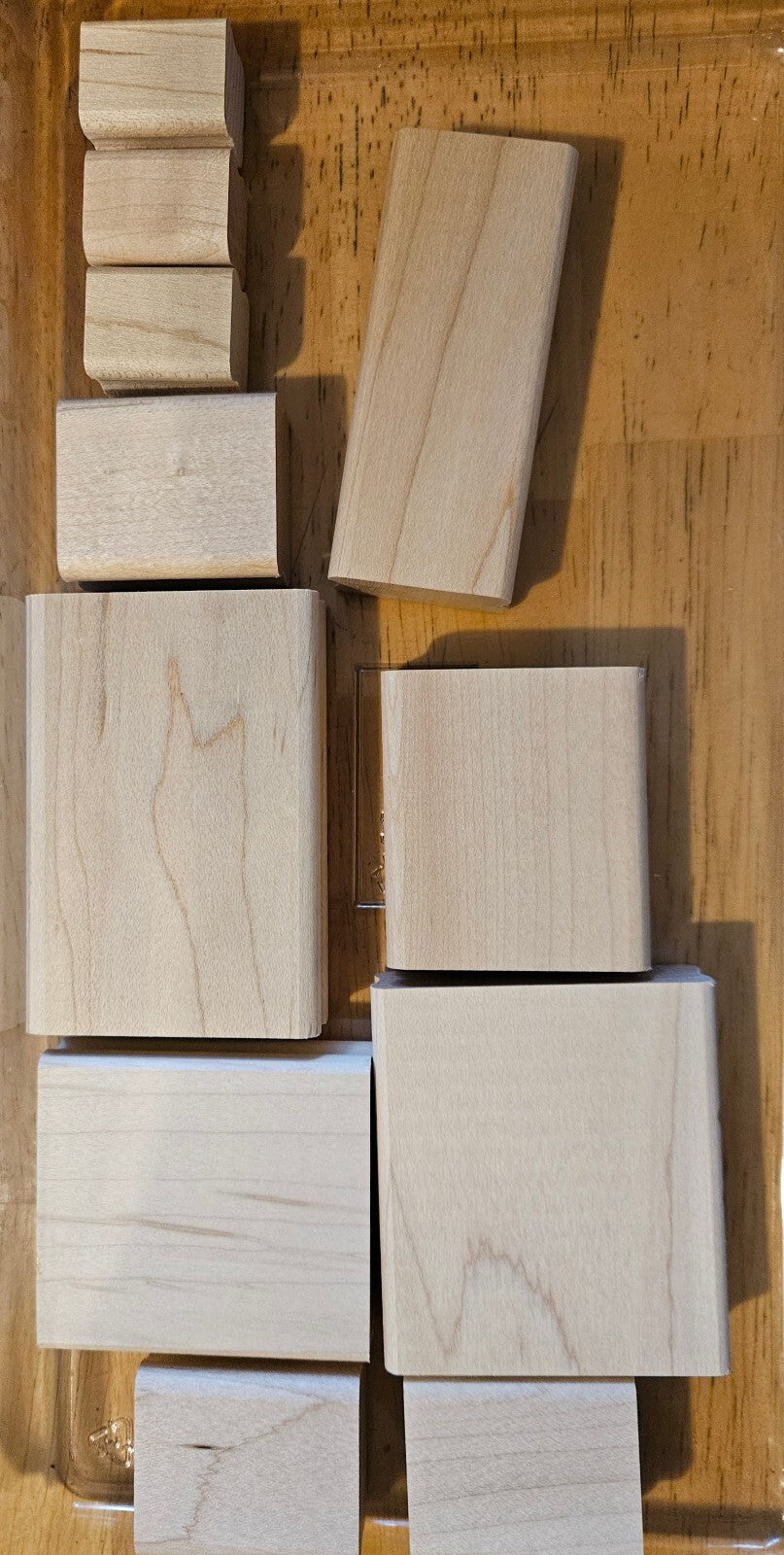Stampin’ Up! It’s Snow Time Christmas Rubber Stamp Set with Wood Blocks