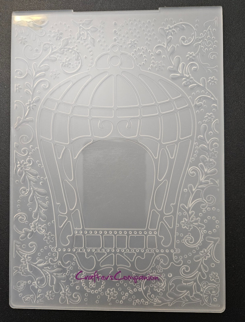Crafter's Companion 3D Embossing Folder with Birdcage Design 5" x 7"