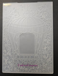 Crafter's Companion 3D Embossing Folder with Birdcage Design 5" x 7"
