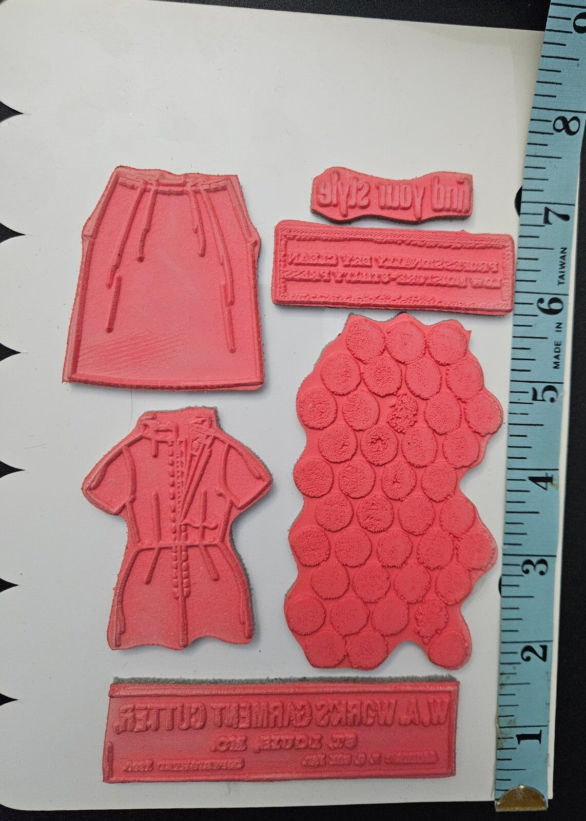 Studio 490 Fashion Style and Art SCS032 Rubber Stamps Wendy Vecchi