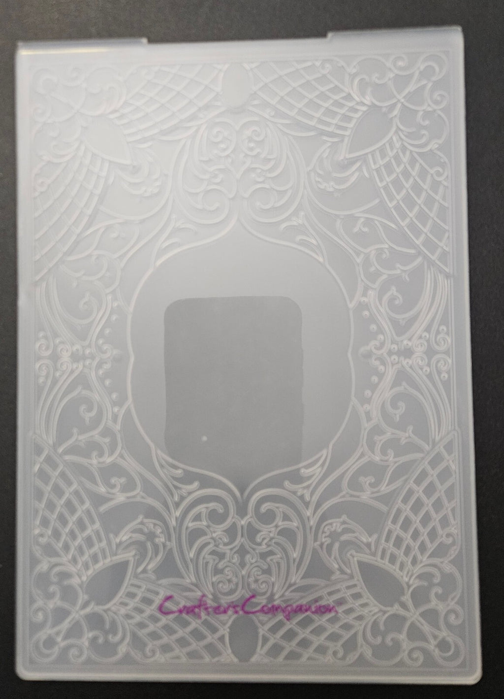 Crafter's Companion 3D Embossing Folder with Ornate Decorative Pattern 5" x 7"