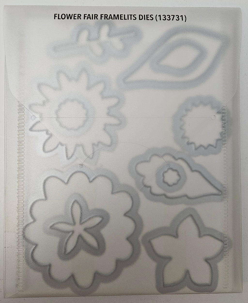 Stampin' Up! Big Shot Flower Fair 11 pcs Framelits Dies Set 133731