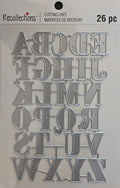 771709 Recollections Alphabet Metal Cutting Dies 26‑Piece A–Z Letter Set