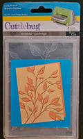 37-1168 Cuttlebug Leafy Branch Embossing Folder for Paper Crafting