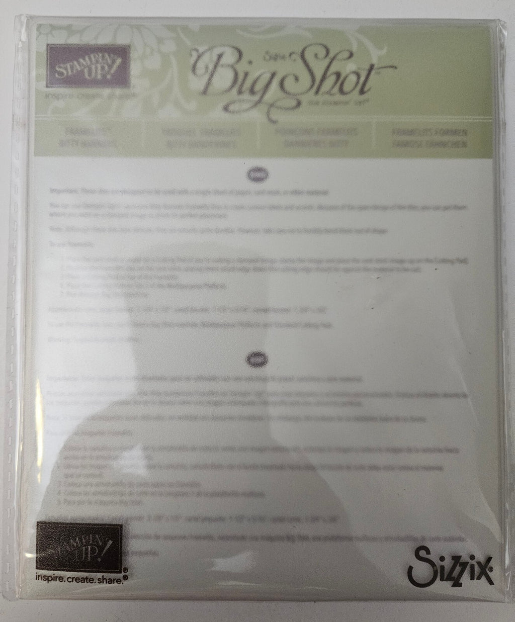 Stampin' Up! Big Shot Framelits Bitty Banners 3 pcs Die Cut Set 129267