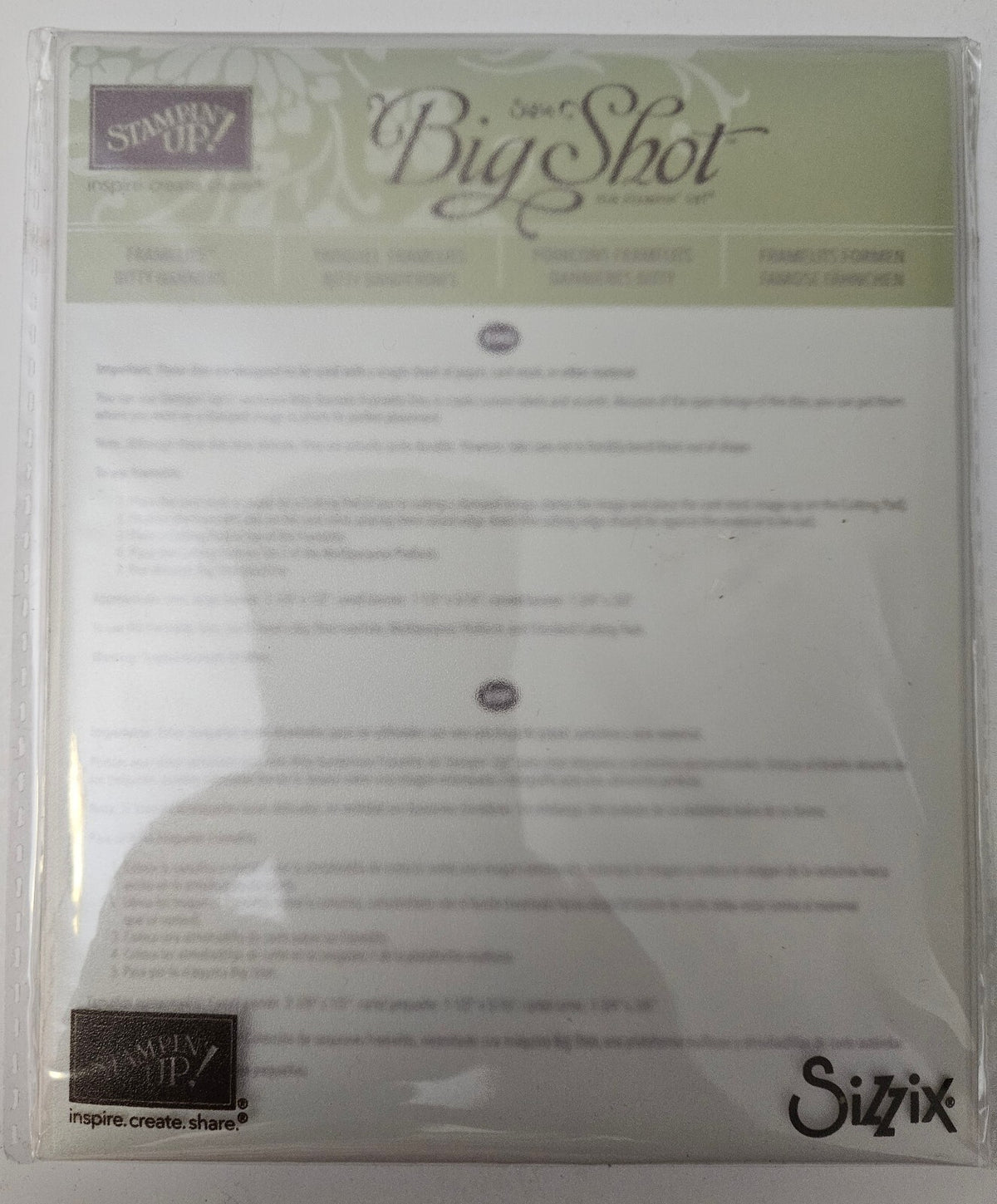Stampin' Up! Big Shot Framelits Bitty Banners 3 pcs Die Cut Set 129267