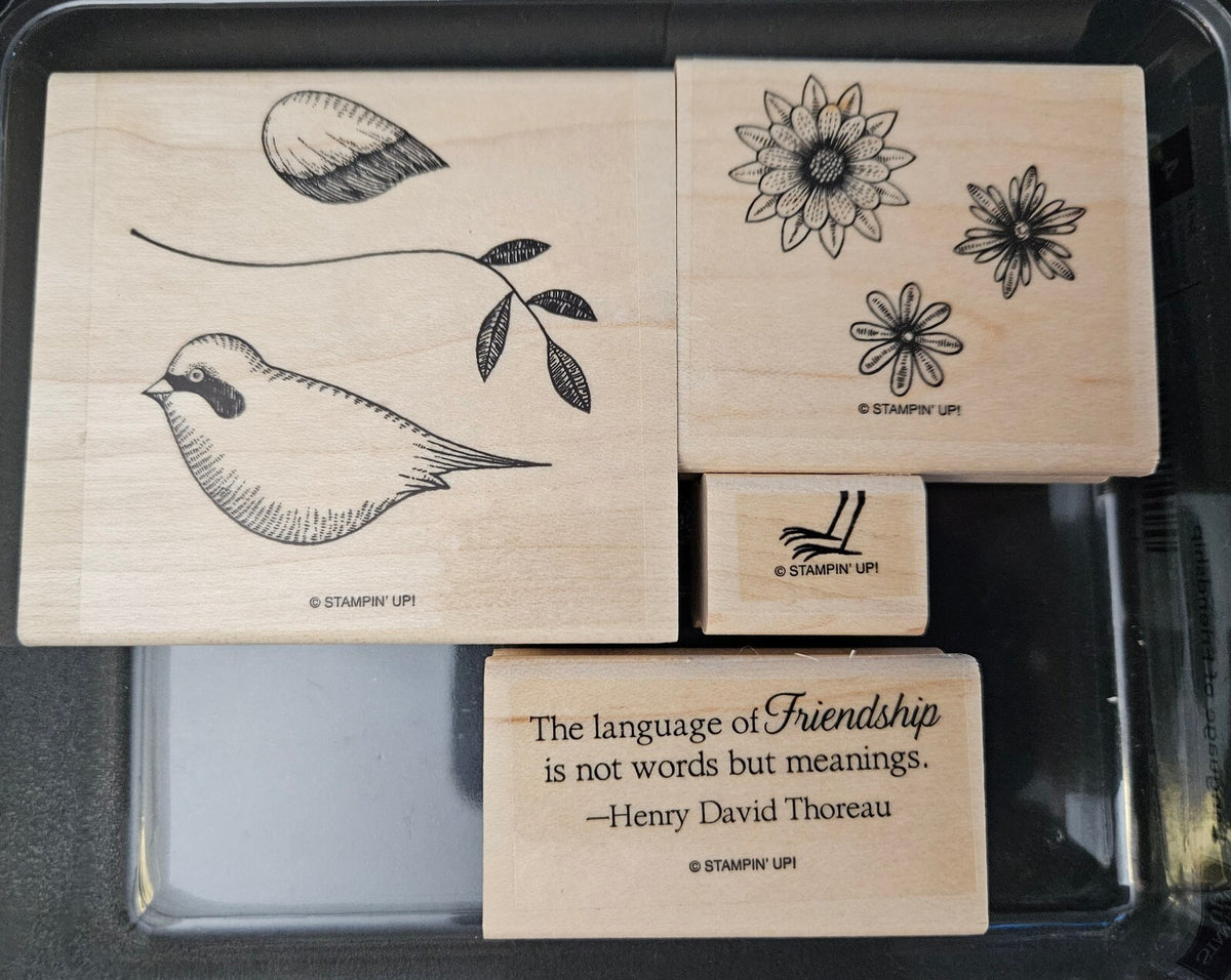 Stampin' Up! Language of Friendship Stamp Set - 4 Pieces