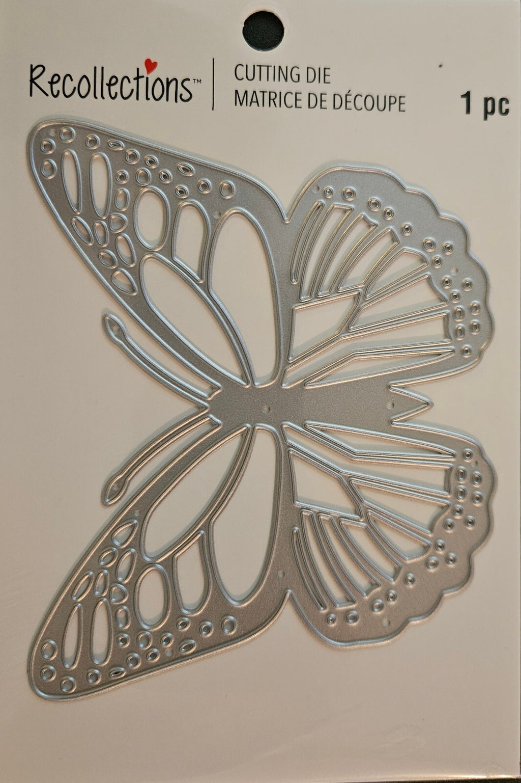771720 Recollections Butterfly Metal Cutting Die – 1‑Piece Intricate Wing Design