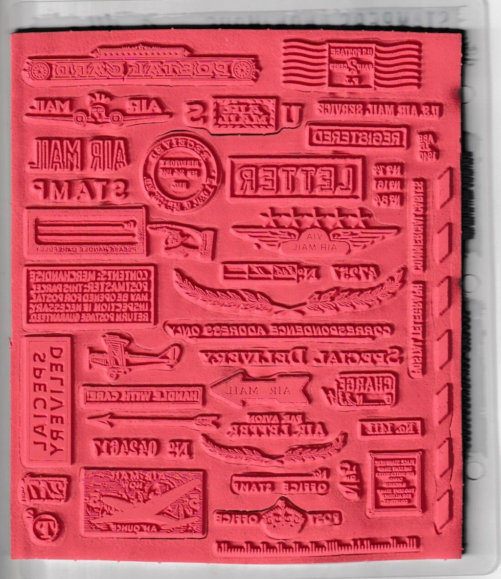 CMS225 Correspondence Stampers Anonymous Tim Holtz Collection Clear Stamp Set