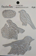 771717 Recollections Bird & Nest Metal Cutting Dies – 4‑Piece Nature Set