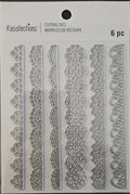 767493 Recollections Lace Border Metal Cutting Dies 6‑Piece Decorative Edge Set