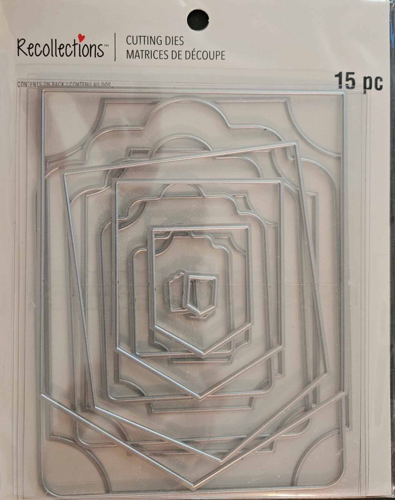 771707 Recollections 15-Piece Infinity Paper Cutting Dies 3 designs of 5 each